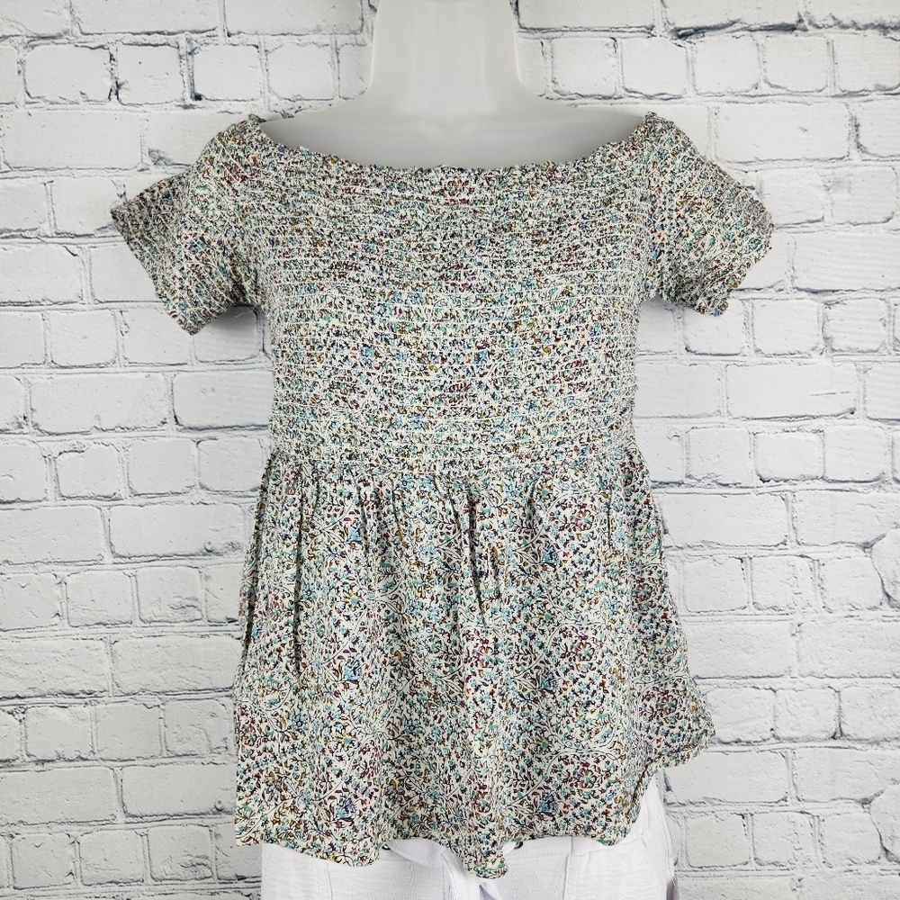 Old Navy Size M Floral Off-Shoulder Blouse